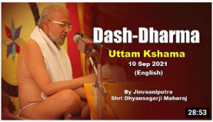 Uttam Kshama Dharma 2021 English - by Jinvaaniputra Shri Dhyansagarji Maharaj